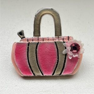 AJMC Brooch Pin - Pink Purse
